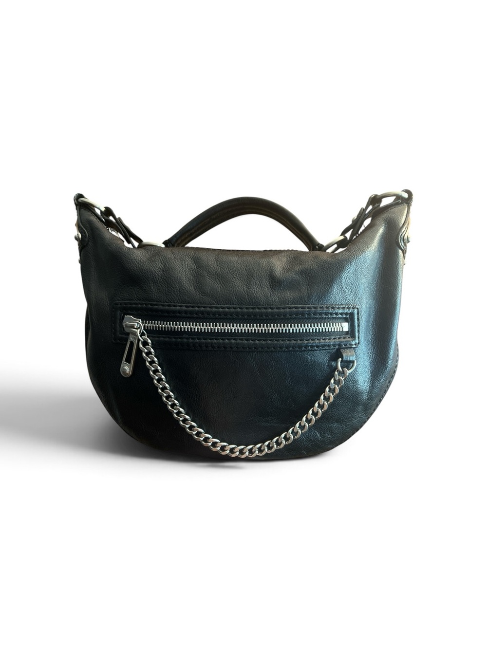 Michael Kors Black Leather Hobo Bag - Women's Handbag